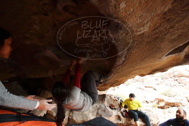 Bouldering in Hueco Tanks on 03/09/2019 with Blue Lizard Climbing and Yoga
Filename: SRM_20190309_1559080.jpg
Aperture: f/5.6
Shutter Speed: 1/200
Body: Canon EOS-1D Mark II
Lens: Canon EF 16-35mm f/2.8 L