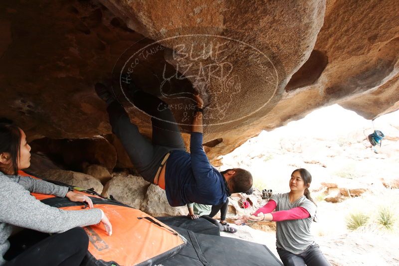 Bouldering in Hueco Tanks on 03/09/2019 with Blue Lizard Climbing and Yoga

Filename: SRM_20190309_1609490.jpg
Aperture: f/5.6
Shutter Speed: 1/160
Body: Canon EOS-1D Mark II
Lens: Canon EF 16-35mm f/2.8 L