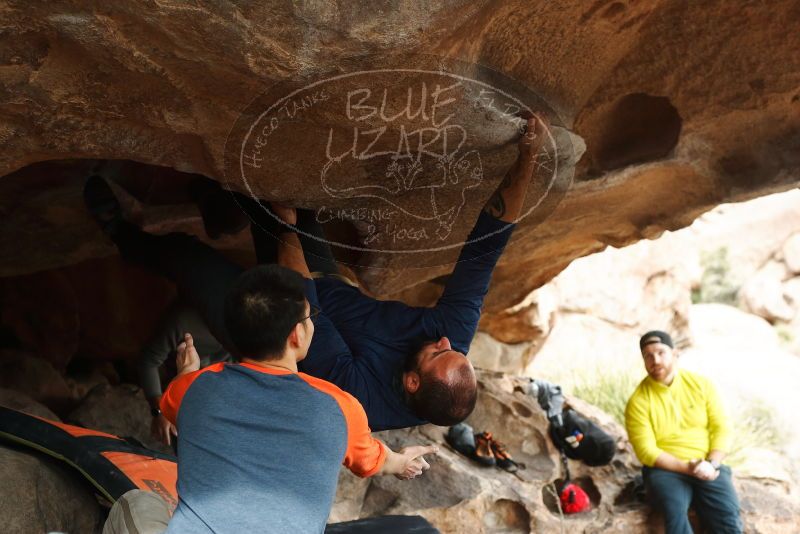 Bouldering in Hueco Tanks on 03/09/2019 with Blue Lizard Climbing and Yoga
Filename: SRM_20190309_1619030.jpg
Aperture: f/4.0
Shutter Speed: 1/500
Body: Canon EOS-1D Mark II
Lens: Canon EF 50mm f/1.8 II