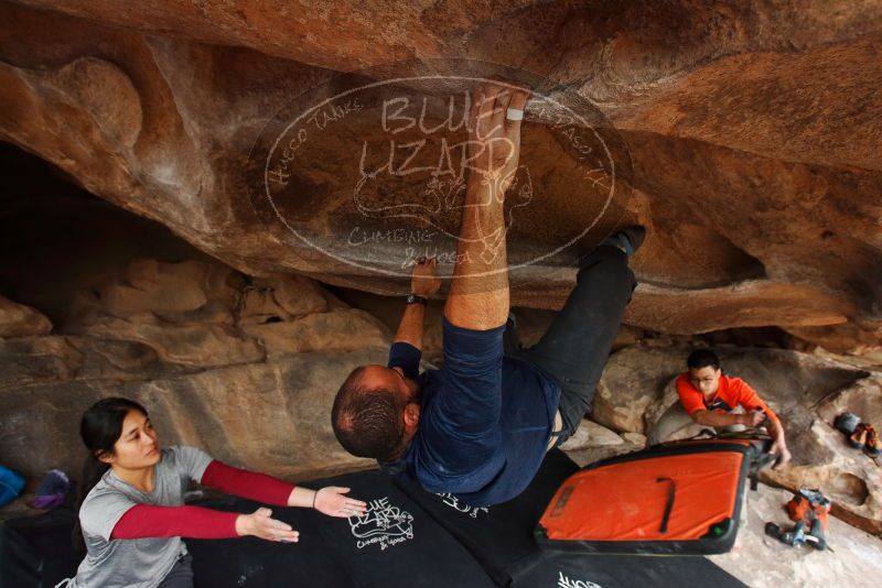 Bouldering in Hueco Tanks on 03/09/2019 with Blue Lizard Climbing and Yoga
Filename: SRM_20190309_1658420.jpg
Aperture: f/5.6
Shutter Speed: 1/250
Body: Canon EOS-1D Mark II
Lens: Canon EF 16-35mm f/2.8 L
