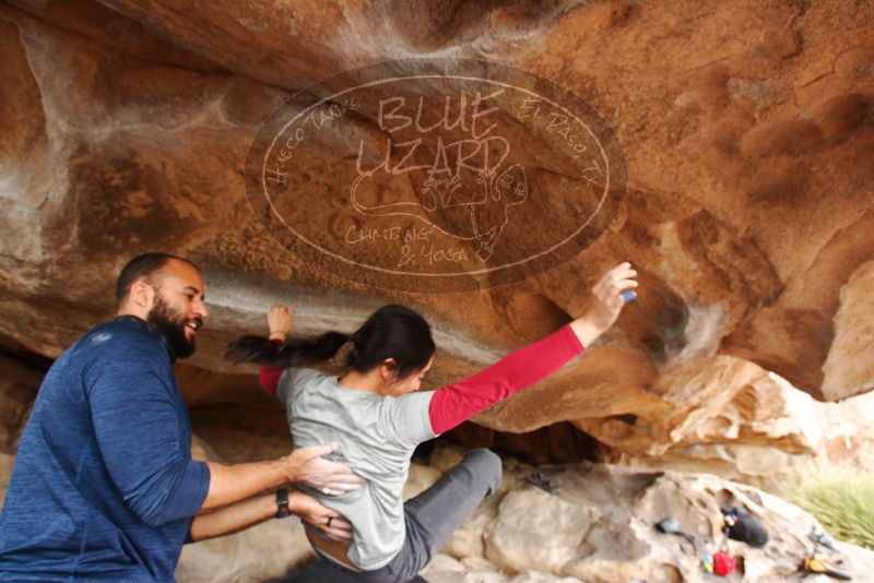 Bouldering in Hueco Tanks on 03/09/2019 with Blue Lizard Climbing and Yoga
Filename: SRM_20190309_1701490.jpg
Aperture: f/4.5
Shutter Speed: 1/250
Body: Canon EOS-1D Mark II
Lens: Canon EF 16-35mm f/2.8 L