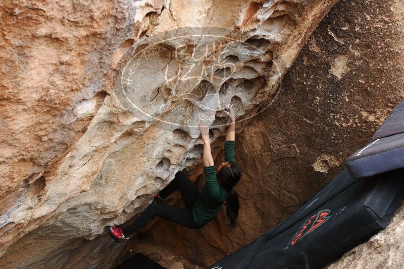 Bouldering in Hueco Tanks on 03/10/2019 with Blue Lizard Climbing and Yoga

Filename: SRM_20190310_1015470.jpg
Aperture: f/5.6
Shutter Speed: 1/250
Body: Canon EOS-1D Mark II
Lens: Canon EF 16-35mm f/2.8 L