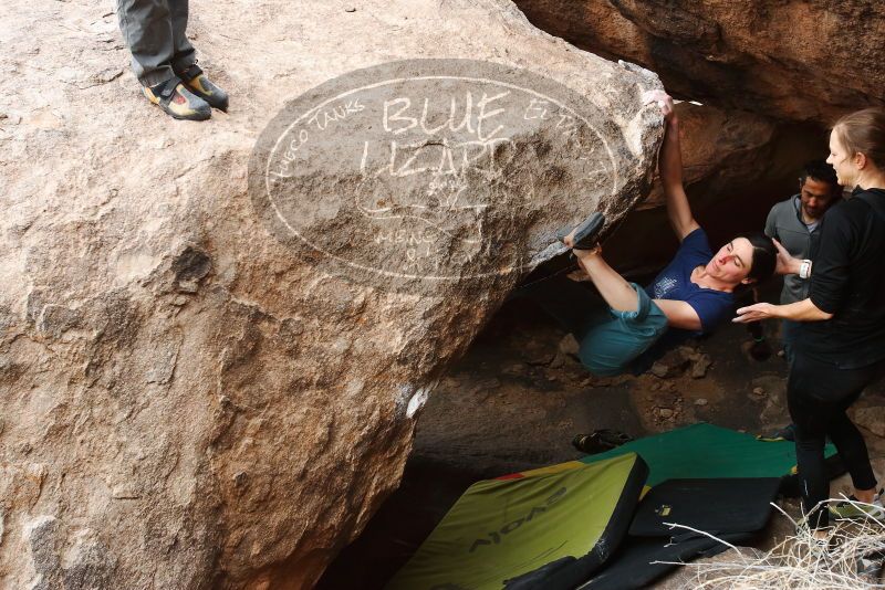 Bouldering in Hueco Tanks on 03/10/2019 with Blue Lizard Climbing and Yoga
Filename: SRM_20190310_1026130.jpg
Aperture: f/5.6
Shutter Speed: 1/250
Body: Canon EOS-1D Mark II
Lens: Canon EF 16-35mm f/2.8 L