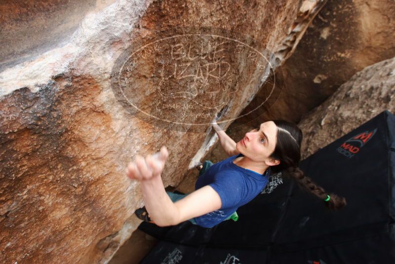 Bouldering in Hueco Tanks on 03/10/2019 with Blue Lizard Climbing and Yoga
Filename: SRM_20190310_1029350.jpg
Aperture: f/5.6
Shutter Speed: 1/250
Body: Canon EOS-1D Mark II
Lens: Canon EF 16-35mm f/2.8 L