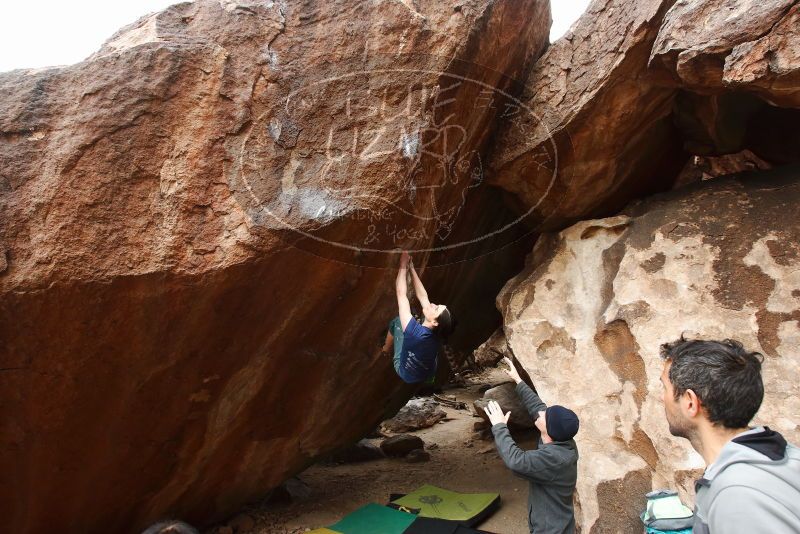Bouldering in Hueco Tanks on 03/10/2019 with Blue Lizard Climbing and Yoga
Filename: SRM_20190310_1057130.jpg
Aperture: f/5.6
Shutter Speed: 1/200
Body: Canon EOS-1D Mark II
Lens: Canon EF 16-35mm f/2.8 L
