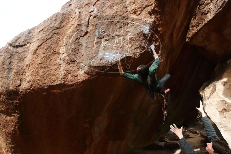 Bouldering in Hueco Tanks on 03/10/2019 with Blue Lizard Climbing and Yoga
Filename: SRM_20190310_1110470.jpg
Aperture: f/5.6
Shutter Speed: 1/500
Body: Canon EOS-1D Mark II
Lens: Canon EF 16-35mm f/2.8 L