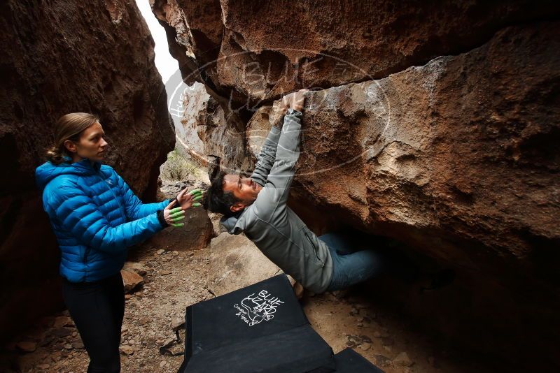 Bouldering in Hueco Tanks on 03/10/2019 with Blue Lizard Climbing and Yoga

Filename: SRM_20190310_1228090.jpg
Aperture: f/5.6
Shutter Speed: 1/320
Body: Canon EOS-1D Mark II
Lens: Canon EF 16-35mm f/2.8 L