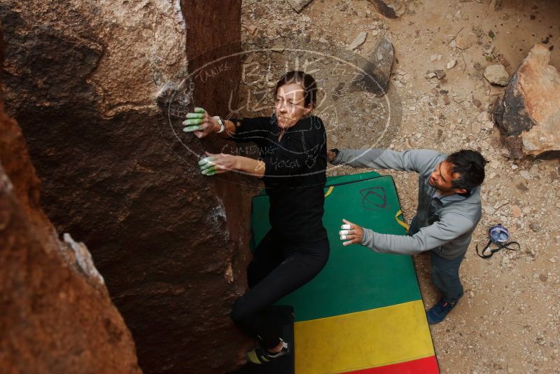Bouldering in Hueco Tanks on 03/10/2019 with Blue Lizard Climbing and Yoga
Filename: SRM_20190310_1358340.jpg
Aperture: f/5.0
Shutter Speed: 1/250
Body: Canon EOS-1D Mark II
Lens: Canon EF 16-35mm f/2.8 L