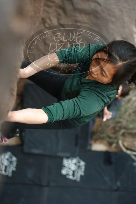 Bouldering in Hueco Tanks on 03/10/2019 with Blue Lizard Climbing and Yoga
Filename: SRM_20190310_1453330.jpg
Aperture: f/2.5
Shutter Speed: 1/160
Body: Canon EOS-1D Mark II
Lens: Canon EF 50mm f/1.8 II
