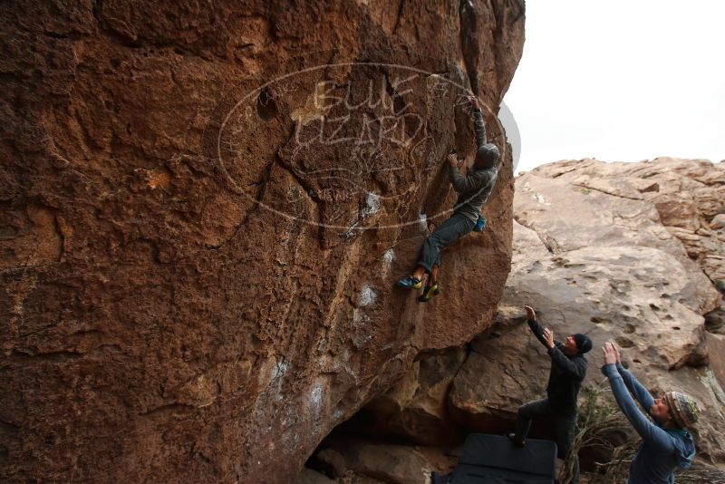 Bouldering in Hueco Tanks on 03/10/2019 with Blue Lizard Climbing and Yoga
Filename: SRM_20190310_1457000.jpg
Aperture: f/5.6
Shutter Speed: 1/500
Body: Canon EOS-1D Mark II
Lens: Canon EF 16-35mm f/2.8 L