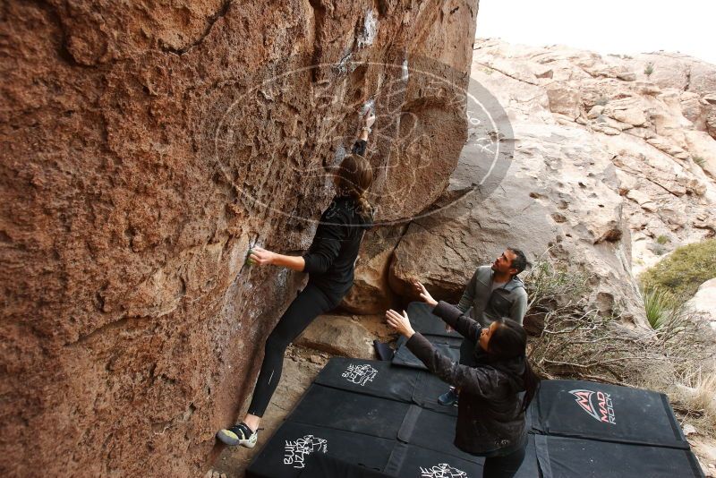 Bouldering in Hueco Tanks on 03/10/2019 with Blue Lizard Climbing and Yoga

Filename: SRM_20190310_1459590.jpg
Aperture: f/5.6
Shutter Speed: 1/250
Body: Canon EOS-1D Mark II
Lens: Canon EF 16-35mm f/2.8 L