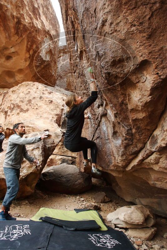 Bouldering in Hueco Tanks on 03/10/2019 with Blue Lizard Climbing and Yoga

Filename: SRM_20190310_1505330.jpg
Aperture: f/5.6
Shutter Speed: 1/160
Body: Canon EOS-1D Mark II
Lens: Canon EF 16-35mm f/2.8 L