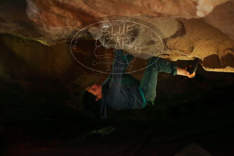 Bouldering in Hueco Tanks on 03/10/2019 with Blue Lizard Climbing and Yoga
Filename: SRM_20190310_1548520.jpg
Aperture: f/1.8
Shutter Speed: 1/100
Body: Canon EOS-1D Mark II
Lens: Canon EF 50mm f/1.8 II