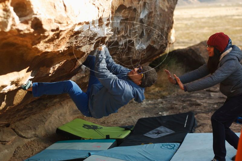 Bouldering in Hueco Tanks on 03/15/2019 with Blue Lizard Climbing and Yoga

Filename: SRM_20190315_0907410.jpg
Aperture: f/2.8
Shutter Speed: 1/320
Body: Canon EOS-1D Mark II
Lens: Canon EF 50mm f/1.8 II