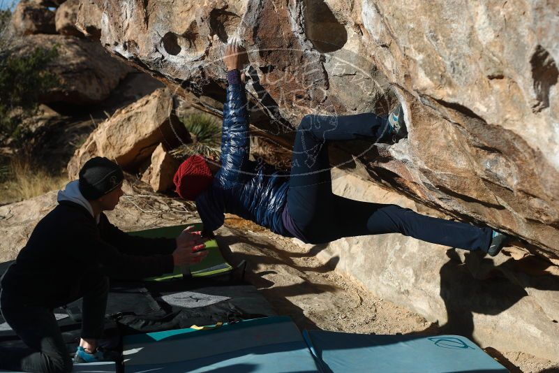 Bouldering in Hueco Tanks on 03/15/2019 with Blue Lizard Climbing and Yoga
Filename: SRM_20190315_0923040.jpg
Aperture: f/4.0
Shutter Speed: 1/800
Body: Canon EOS-1D Mark II
Lens: Canon EF 50mm f/1.8 II