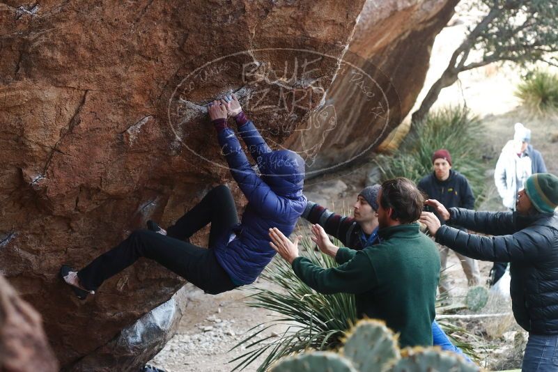 Bouldering in Hueco Tanks on 03/15/2019 with Blue Lizard Climbing and Yoga

Filename: SRM_20190315_1036250.jpg
Aperture: f/4.0
Shutter Speed: 1/400
Body: Canon EOS-1D Mark II
Lens: Canon EF 50mm f/1.8 II