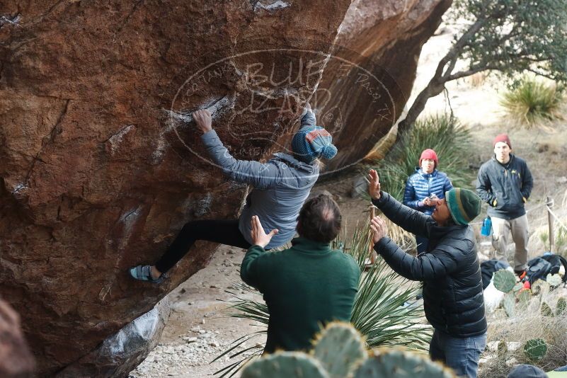 Bouldering in Hueco Tanks on 03/15/2019 with Blue Lizard Climbing and Yoga

Filename: SRM_20190315_1039150.jpg
Aperture: f/4.0
Shutter Speed: 1/500
Body: Canon EOS-1D Mark II
Lens: Canon EF 50mm f/1.8 II
