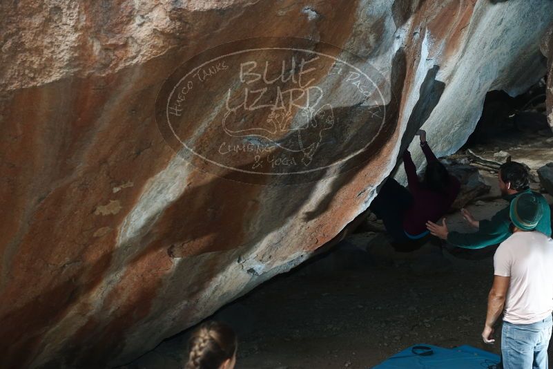 Bouldering in Hueco Tanks on 03/15/2019 with Blue Lizard Climbing and Yoga

Filename: SRM_20190315_1302380.jpg
Aperture: f/5.6
Shutter Speed: 1/250
Body: Canon EOS-1D Mark II
Lens: Canon EF 50mm f/1.8 II