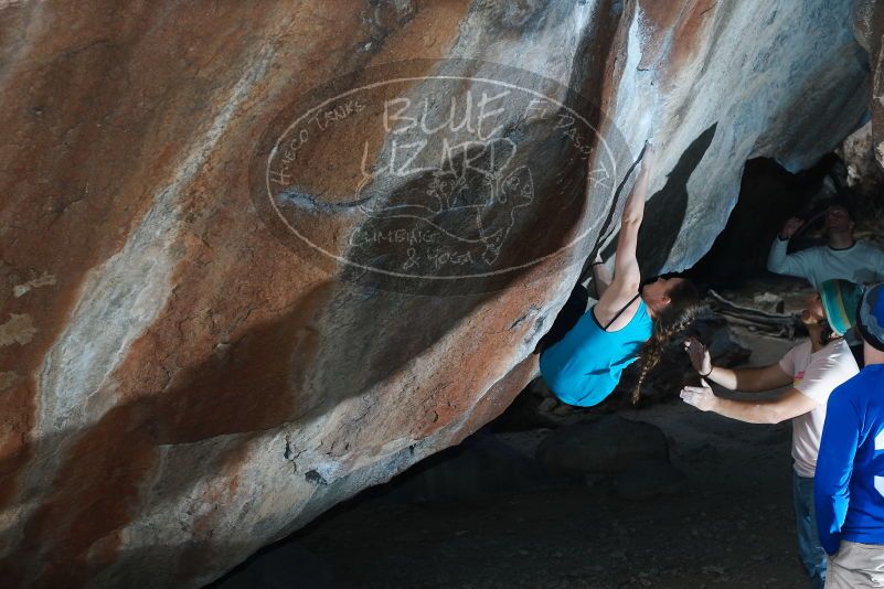 Bouldering in Hueco Tanks on 03/15/2019 with Blue Lizard Climbing and Yoga

Filename: SRM_20190315_1304160.jpg
Aperture: f/5.6
Shutter Speed: 1/250
Body: Canon EOS-1D Mark II
Lens: Canon EF 50mm f/1.8 II