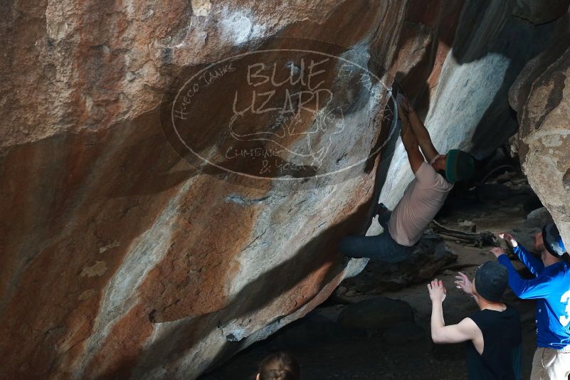 Bouldering in Hueco Tanks on 03/15/2019 with Blue Lizard Climbing and Yoga
Filename: SRM_20190315_1305410.jpg
Aperture: f/5.6
Shutter Speed: 1/250
Body: Canon EOS-1D Mark II
Lens: Canon EF 50mm f/1.8 II