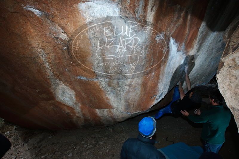 Bouldering in Hueco Tanks on 03/15/2019 with Blue Lizard Climbing and Yoga

Filename: SRM_20190315_1320230.jpg
Aperture: f/8.0
Shutter Speed: 1/250
Body: Canon EOS-1D Mark II
Lens: Canon EF 16-35mm f/2.8 L
