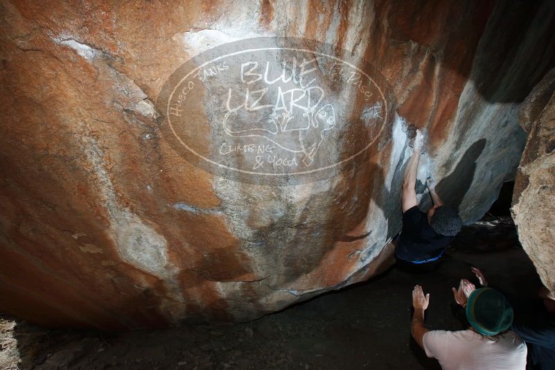 Bouldering in Hueco Tanks on 03/15/2019 with Blue Lizard Climbing and Yoga
Filename: SRM_20190315_1342010.jpg
Aperture: f/8.0
Shutter Speed: 1/250
Body: Canon EOS-1D Mark II
Lens: Canon EF 16-35mm f/2.8 L
