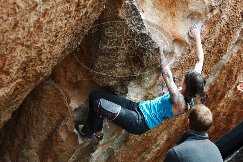 Bouldering in Hueco Tanks on 03/15/2019 with Blue Lizard Climbing and Yoga
Filename: SRM_20190315_1442370.jpg
Aperture: f/4.0
Shutter Speed: 1/320
Body: Canon EOS-1D Mark II
Lens: Canon EF 50mm f/1.8 II