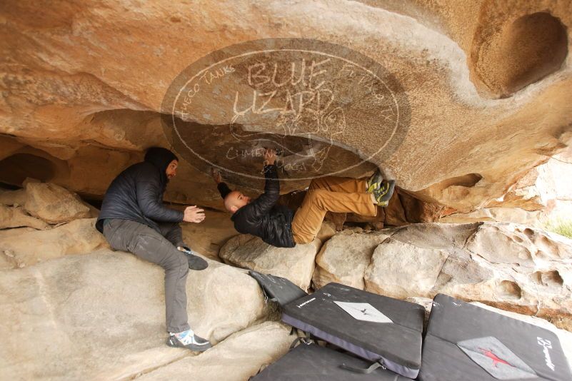 Bouldering in Hueco Tanks on 03/16/2019 with Blue Lizard Climbing and Yoga

Filename: SRM_20190316_1215230.jpg
Aperture: f/3.5
Shutter Speed: 1/125
Body: Canon EOS-1D Mark II
Lens: Canon EF 16-35mm f/2.8 L