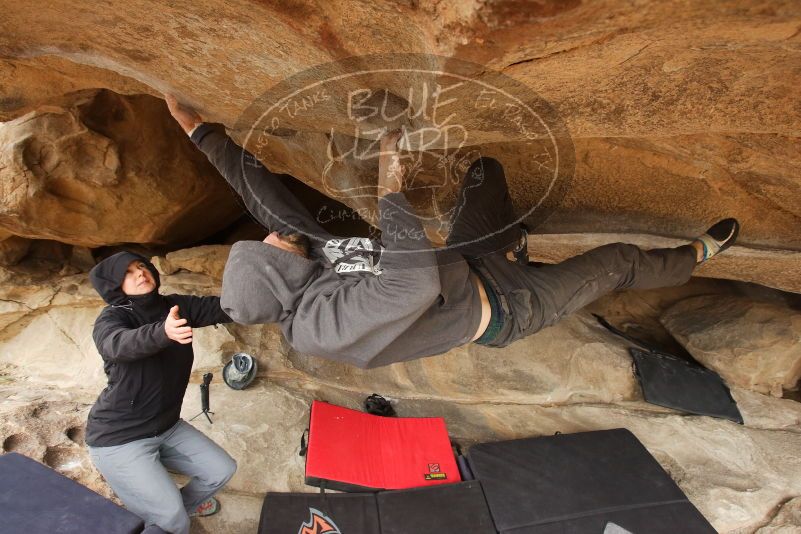Bouldering in Hueco Tanks on 03/16/2019 with Blue Lizard Climbing and Yoga

Filename: SRM_20190316_1234340.jpg
Aperture: f/5.6
Shutter Speed: 1/250
Body: Canon EOS-1D Mark II
Lens: Canon EF 16-35mm f/2.8 L