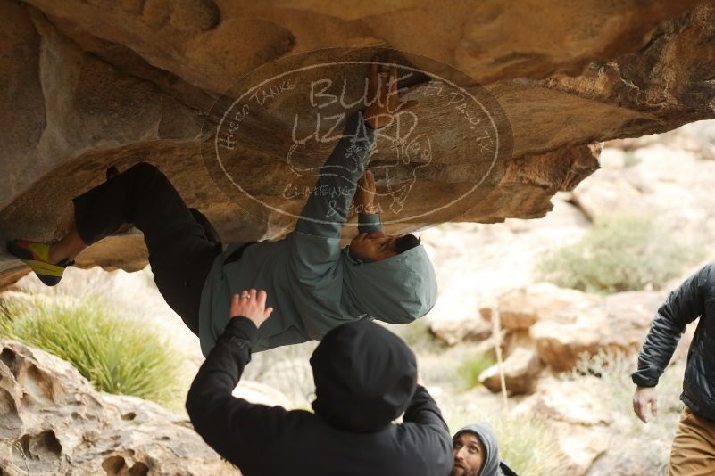 Bouldering in Hueco Tanks on 03/16/2019 with Blue Lizard Climbing and Yoga

Filename: SRM_20190316_1242380.jpg
Aperture: f/2.8
Shutter Speed: 1/500
Body: Canon EOS-1D Mark II
Lens: Canon EF 50mm f/1.8 II