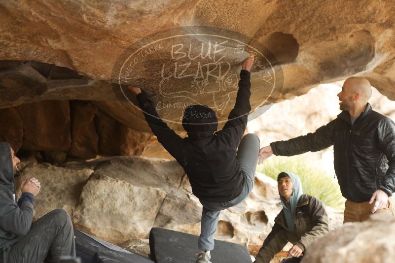 Bouldering in Hueco Tanks on 03/16/2019 with Blue Lizard Climbing and Yoga

Filename: SRM_20190316_1300000.jpg
Aperture: f/2.8
Shutter Speed: 1/400
Body: Canon EOS-1D Mark II
Lens: Canon EF 50mm f/1.8 II