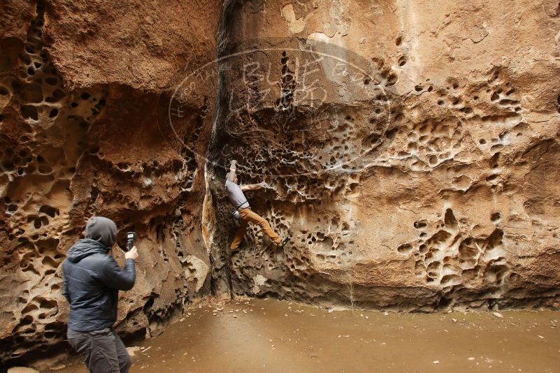 Bouldering in Hueco Tanks on 03/16/2019 with Blue Lizard Climbing and Yoga
Filename: SRM_20190316_1359420.jpg
Aperture: f/5.0
Shutter Speed: 1/50
Body: Canon EOS-1D Mark II
Lens: Canon EF 16-35mm f/2.8 L