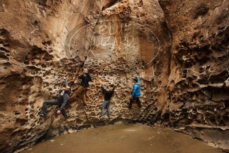Bouldering in Hueco Tanks on 03/16/2019 with Blue Lizard Climbing and Yoga

Filename: SRM_20190316_1416010.jpg
Aperture: f/5.6
Shutter Speed: 1/50
Body: Canon EOS-1D Mark II
Lens: Canon EF 16-35mm f/2.8 L