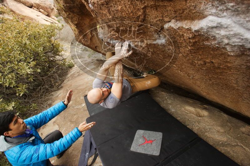 Bouldering in Hueco Tanks on 03/16/2019 with Blue Lizard Climbing and Yoga

Filename: SRM_20190316_1457190.jpg
Aperture: f/5.6
Shutter Speed: 1/320
Body: Canon EOS-1D Mark II
Lens: Canon EF 16-35mm f/2.8 L