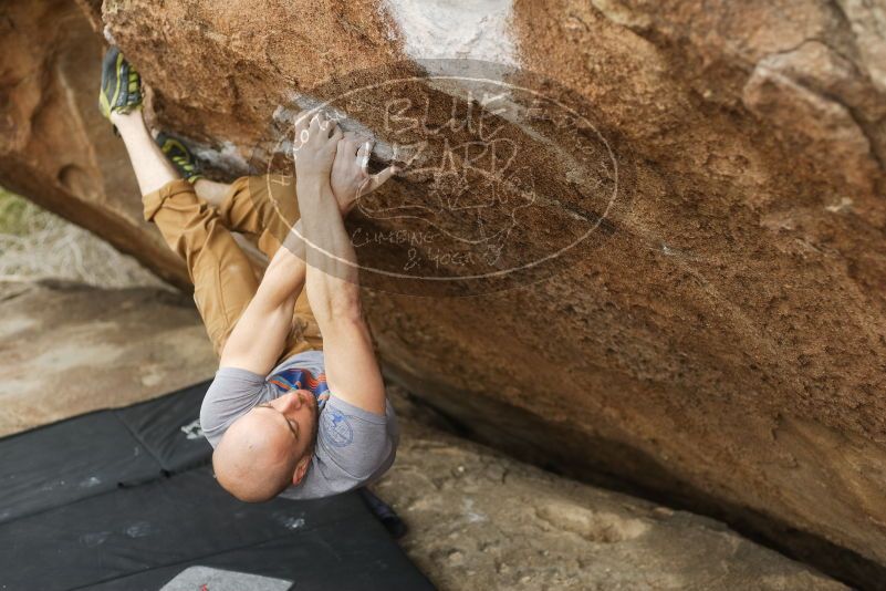 Bouldering in Hueco Tanks on 03/16/2019 with Blue Lizard Climbing and Yoga

Filename: SRM_20190316_1519020.jpg
Aperture: f/2.8
Shutter Speed: 1/320
Body: Canon EOS-1D Mark II
Lens: Canon EF 50mm f/1.8 II