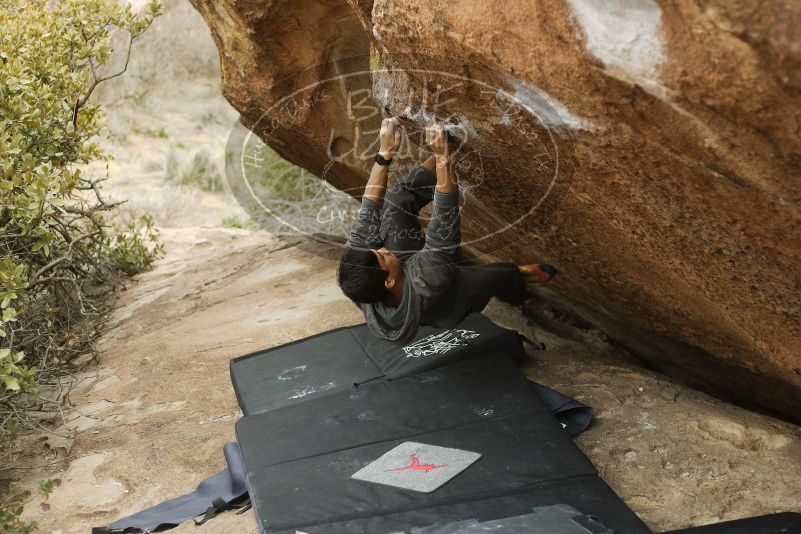 Bouldering in Hueco Tanks on 03/16/2019 with Blue Lizard Climbing and Yoga

Filename: SRM_20190316_1534230.jpg
Aperture: f/2.8
Shutter Speed: 1/400
Body: Canon EOS-1D Mark II
Lens: Canon EF 50mm f/1.8 II