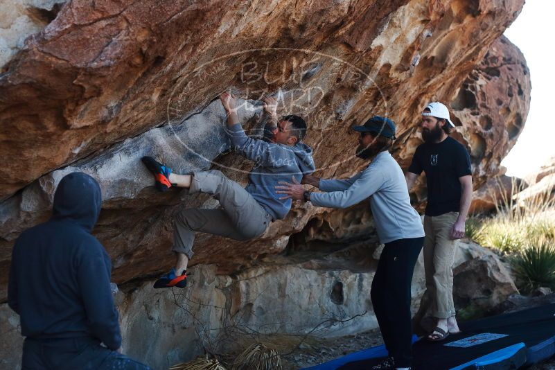 Bouldering in Hueco Tanks on 03/17/2019 with Blue Lizard Climbing and Yoga

Filename: SRM_20190317_1009270.jpg
Aperture: f/4.0
Shutter Speed: 1/400
Body: Canon EOS-1D Mark II
Lens: Canon EF 50mm f/1.8 II