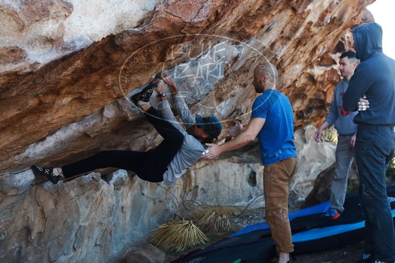 Bouldering in Hueco Tanks on 03/17/2019 with Blue Lizard Climbing and Yoga

Filename: SRM_20190317_1010470.jpg
Aperture: f/4.0
Shutter Speed: 1/250
Body: Canon EOS-1D Mark II
Lens: Canon EF 50mm f/1.8 II