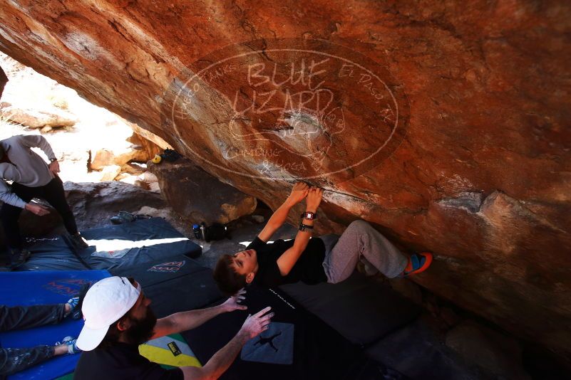 Bouldering in Hueco Tanks on 03/17/2019 with Blue Lizard Climbing and Yoga

Filename: SRM_20190317_1308190.jpg
Aperture: f/5.6
Shutter Speed: 1/200
Body: Canon EOS-1D Mark II
Lens: Canon EF 16-35mm f/2.8 L