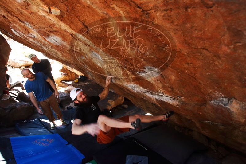 Bouldering in Hueco Tanks on 03/17/2019 with Blue Lizard Climbing and Yoga
Filename: SRM_20190317_1312040.jpg
Aperture: f/5.6
Shutter Speed: 1/200
Body: Canon EOS-1D Mark II
Lens: Canon EF 16-35mm f/2.8 L