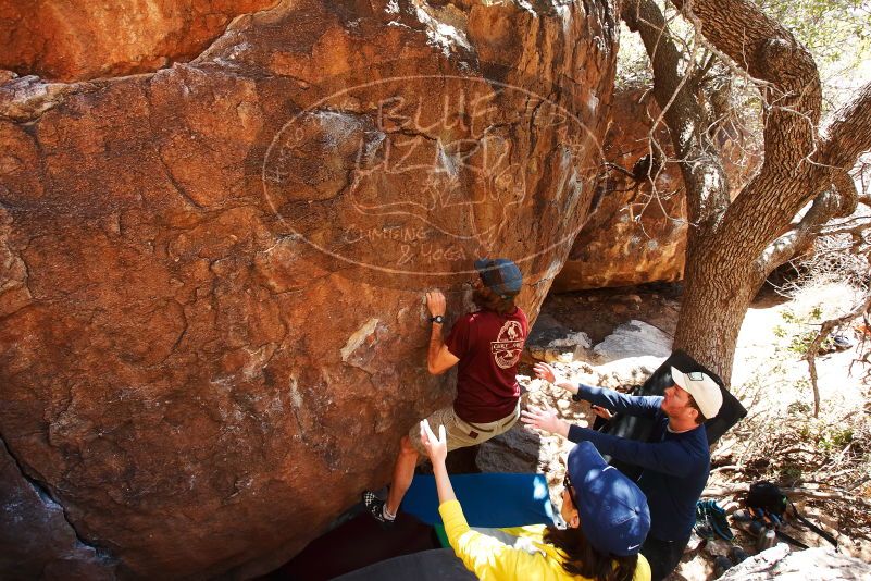 Bouldering in Hueco Tanks on 03/17/2019 with Blue Lizard Climbing and Yoga

Filename: SRM_20190317_1426250.jpg
Aperture: f/5.6
Shutter Speed: 1/200
Body: Canon EOS-1D Mark II
Lens: Canon EF 16-35mm f/2.8 L
