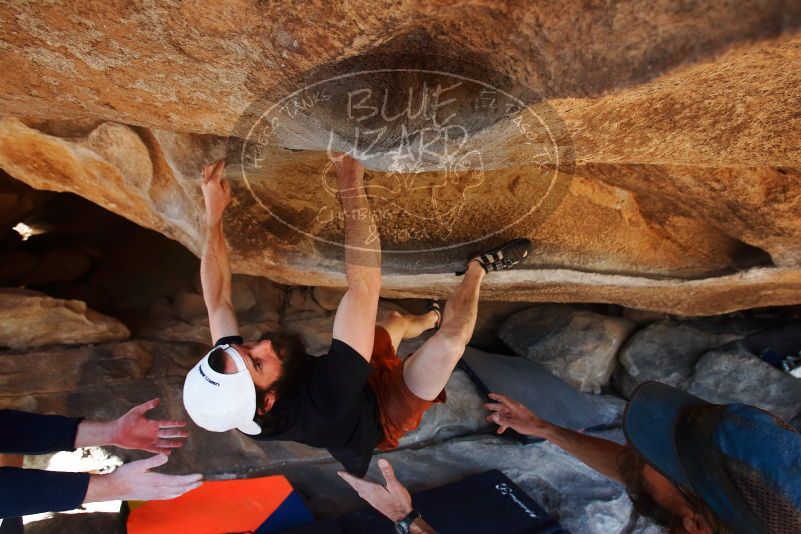 Bouldering in Hueco Tanks on 03/17/2019 with Blue Lizard Climbing and Yoga
Filename: SRM_20190317_1548500.jpg
Aperture: f/5.6
Shutter Speed: 1/250
Body: Canon EOS-1D Mark II
Lens: Canon EF 16-35mm f/2.8 L