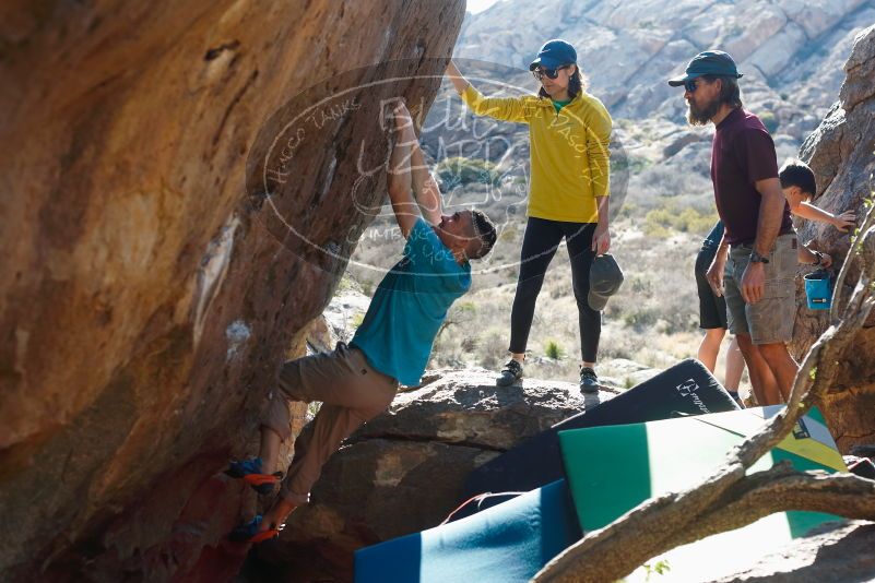 Bouldering in Hueco Tanks on 03/17/2019 with Blue Lizard Climbing and Yoga

Filename: SRM_20190317_1707110.jpg
Aperture: f/4.0
Shutter Speed: 1/250
Body: Canon EOS-1D Mark II
Lens: Canon EF 50mm f/1.8 II