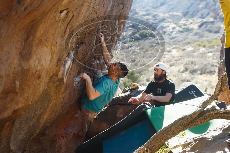 Bouldering in Hueco Tanks on 03/17/2019 with Blue Lizard Climbing and Yoga
Filename: SRM_20190317_1724190.jpg
Aperture: f/4.0
Shutter Speed: 1/250
Body: Canon EOS-1D Mark II
Lens: Canon EF 50mm f/1.8 II