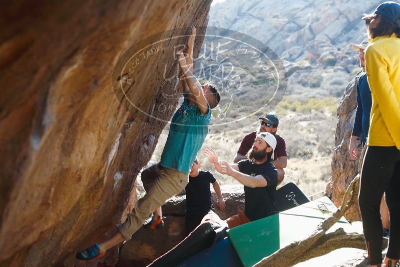 Bouldering in Hueco Tanks on 03/17/2019 with Blue Lizard Climbing and Yoga

Filename: SRM_20190317_1728280.jpg
Aperture: f/4.0
Shutter Speed: 1/250
Body: Canon EOS-1D Mark II
Lens: Canon EF 50mm f/1.8 II