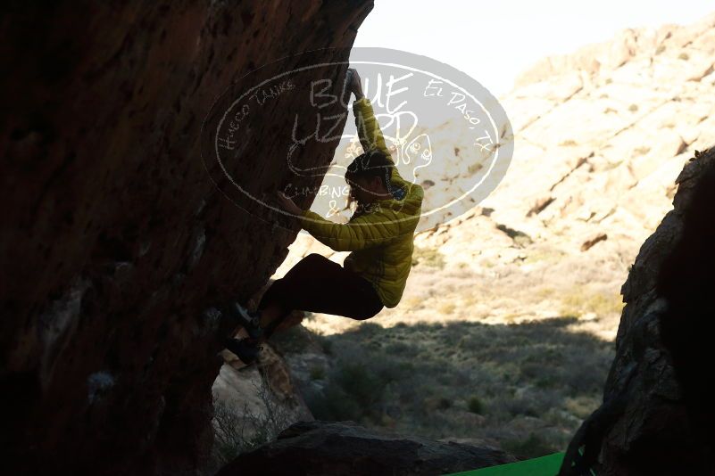 Bouldering in Hueco Tanks on 03/20/2019 with Blue Lizard Climbing and Yoga

Filename: SRM_20190320_0906390.jpg
Aperture: f/3.5
Shutter Speed: 1/2500
Body: Canon EOS-1D Mark II
Lens: Canon EF 50mm f/1.8 II