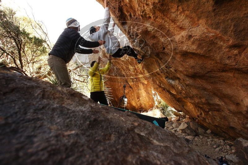 Bouldering in Hueco Tanks on 03/20/2019 with Blue Lizard Climbing and Yoga

Filename: SRM_20190320_1021250.jpg
Aperture: f/5.6
Shutter Speed: 1/250
Body: Canon EOS-1D Mark II
Lens: Canon EF 16-35mm f/2.8 L