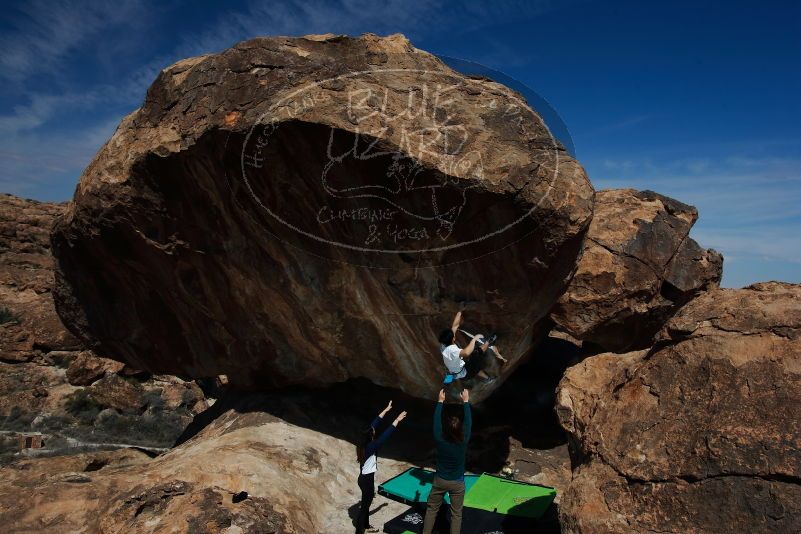 Bouldering in Hueco Tanks on 03/20/2019 with Blue Lizard Climbing and Yoga

Filename: SRM_20190320_1144460.jpg
Aperture: f/8.0
Shutter Speed: 1/250
Body: Canon EOS-1D Mark II
Lens: Canon EF 16-35mm f/2.8 L