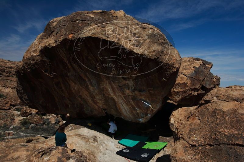 Bouldering in Hueco Tanks on 03/20/2019 with Blue Lizard Climbing and Yoga
Filename: SRM_20190320_1156370.jpg
Aperture: f/8.0
Shutter Speed: 1/250
Body: Canon EOS-1D Mark II
Lens: Canon EF 16-35mm f/2.8 L