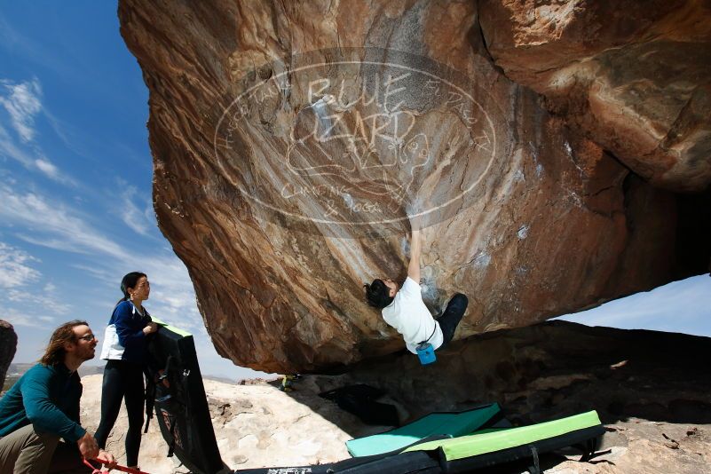 Bouldering in Hueco Tanks on 03/20/2019 with Blue Lizard Climbing and Yoga

Filename: SRM_20190320_1205490.jpg
Aperture: f/5.6
Shutter Speed: 1/250
Body: Canon EOS-1D Mark II
Lens: Canon EF 16-35mm f/2.8 L
